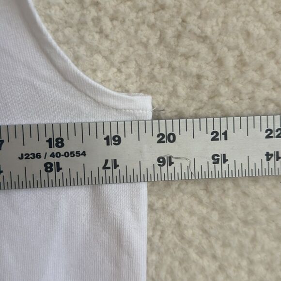 J Crew Muscle Tee Mariner Cotton Womens Medium‎ White - Picture 10 of 10